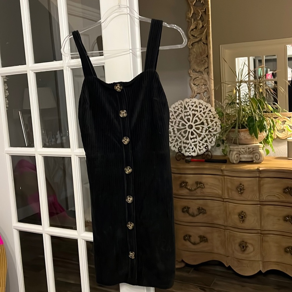 Black Jumper Dress Junior Size Large (12-13)